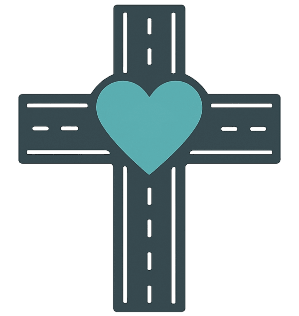 Crossroads Counseling & Wellness Large Cross Logo